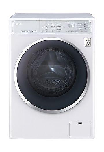 LG Front Load Washer/Dryer 9/6 KG (WS0906WH) White Price in Kuwait