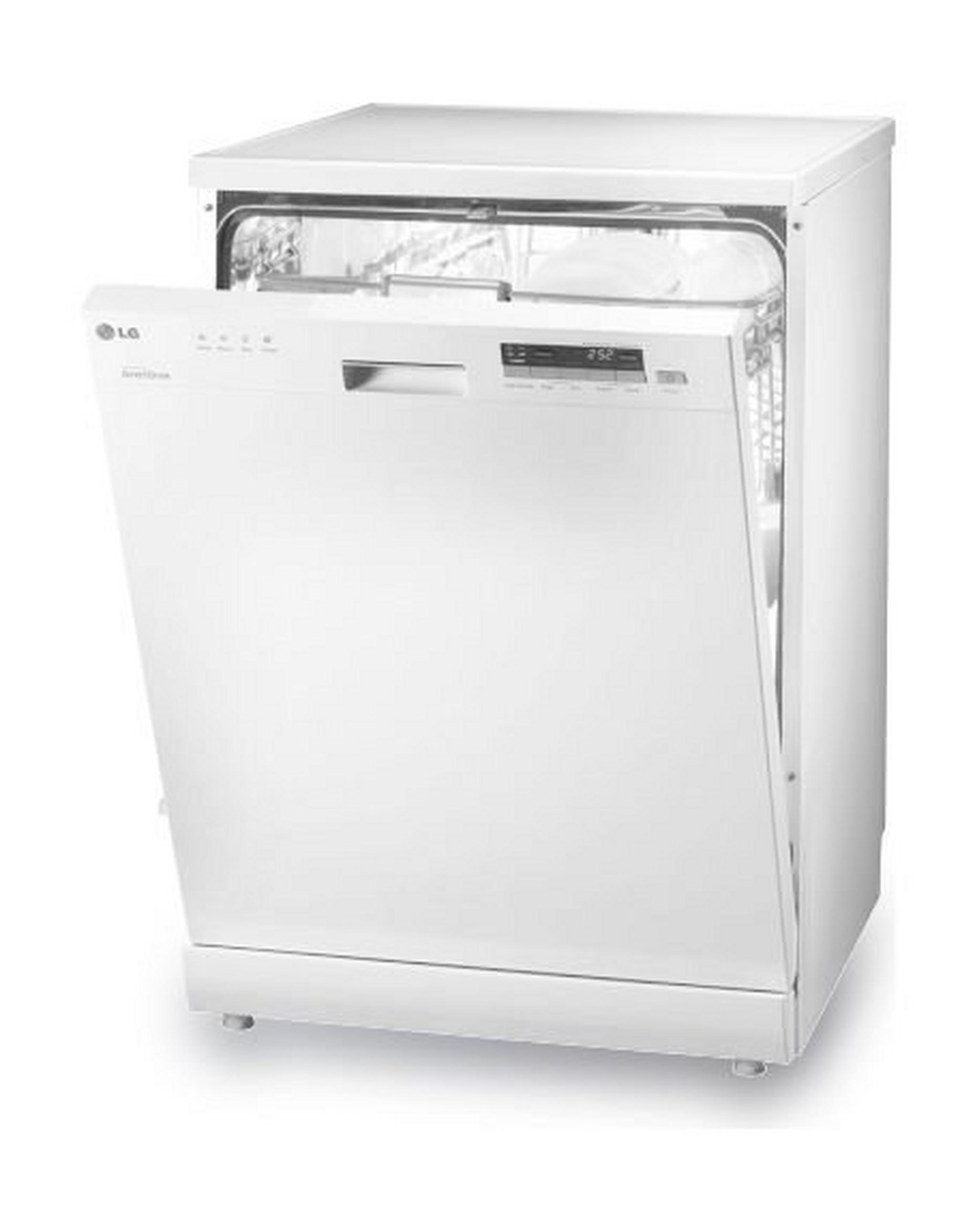 LG Dishwasher 6-Programs 14-Settings Freestanding Dishwasher (D1450WF1) – White
