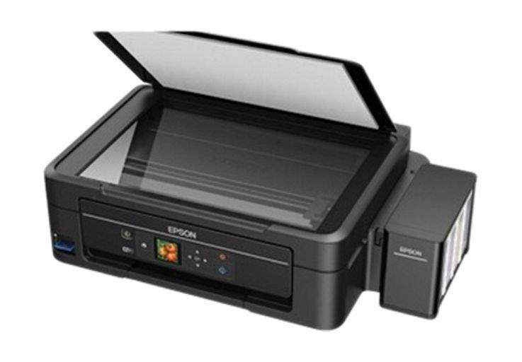 Epson L455 3-in-1 Colour Ink Tank System Wireless Printer - Black