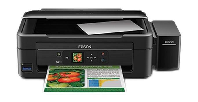 Epson L455 3-in-1 Colour Ink Tank System Wireless Printer - Black