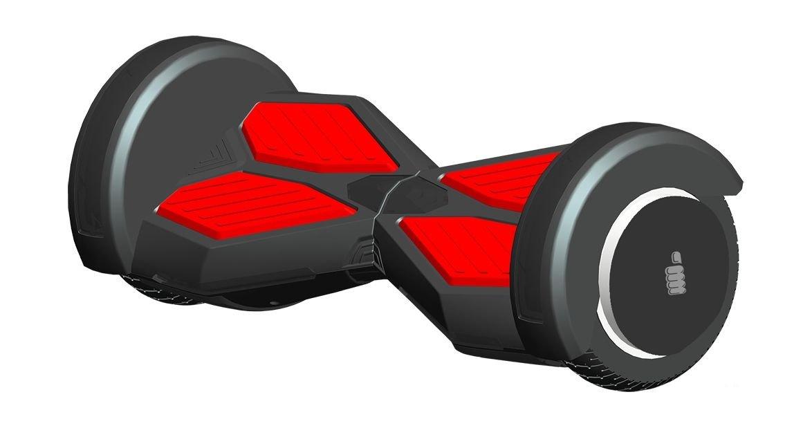 I-Cruise R8 Self Balancing Bluetooth/WaterProof Electrical Scooter - Black