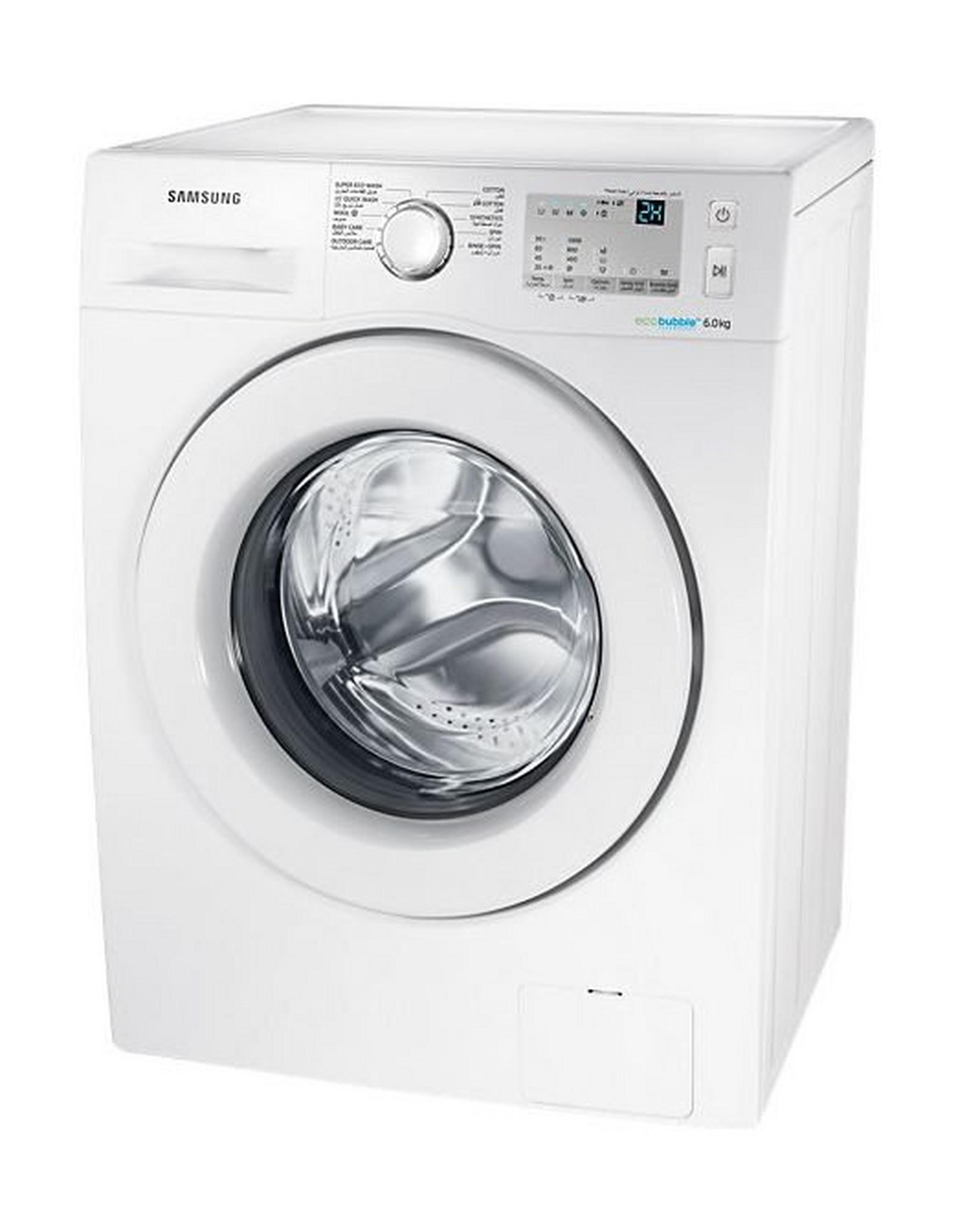 Samsung 6KG Front Load Washing Machine (WW60J3063KW) – White
