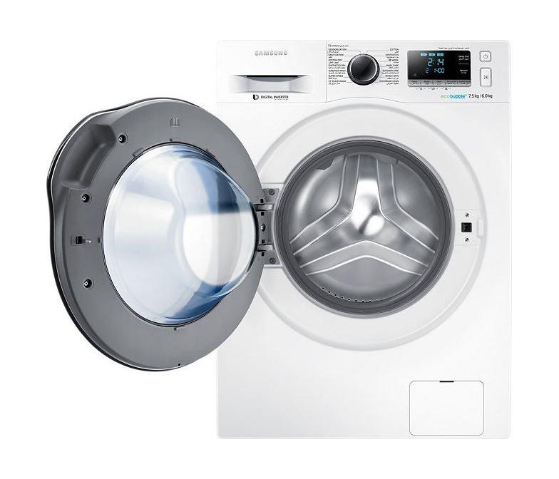 Samsung 7.5kg W / 6kg D Front Loading Washer and Dryer (WD75J6410AW