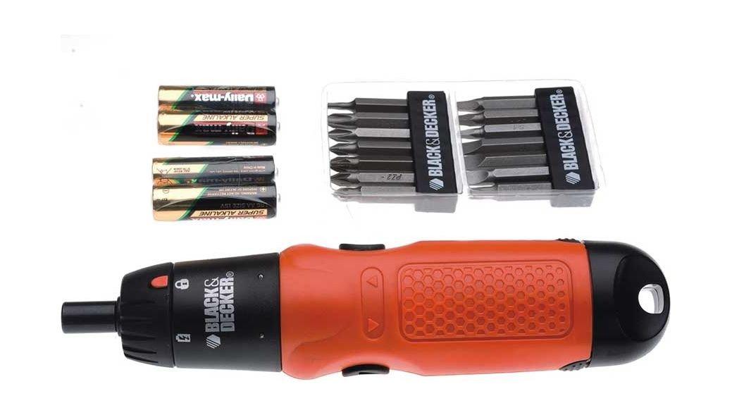 Black + Decker 12V Cordless Screwdriver (A7073-XJ)