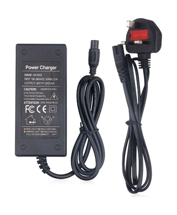 شاحن السكوتر الكهربائي - أسود