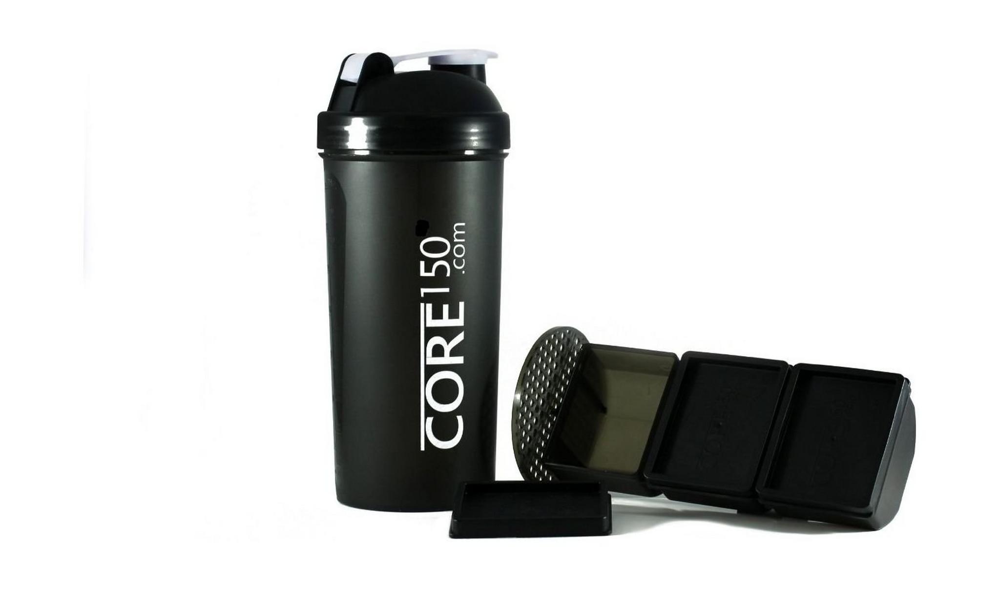Core 150 Attitude Protein Shaker Bottle – Black