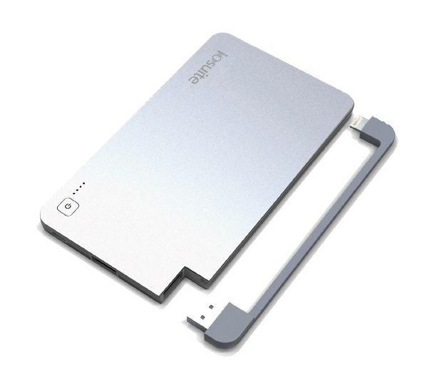 Iosuite Dual USB Power Bank 5000mAh – Silver