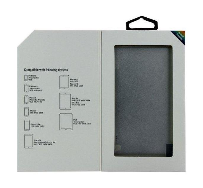 Iosuite Dual USB Power Bank 5000mAh – Silver