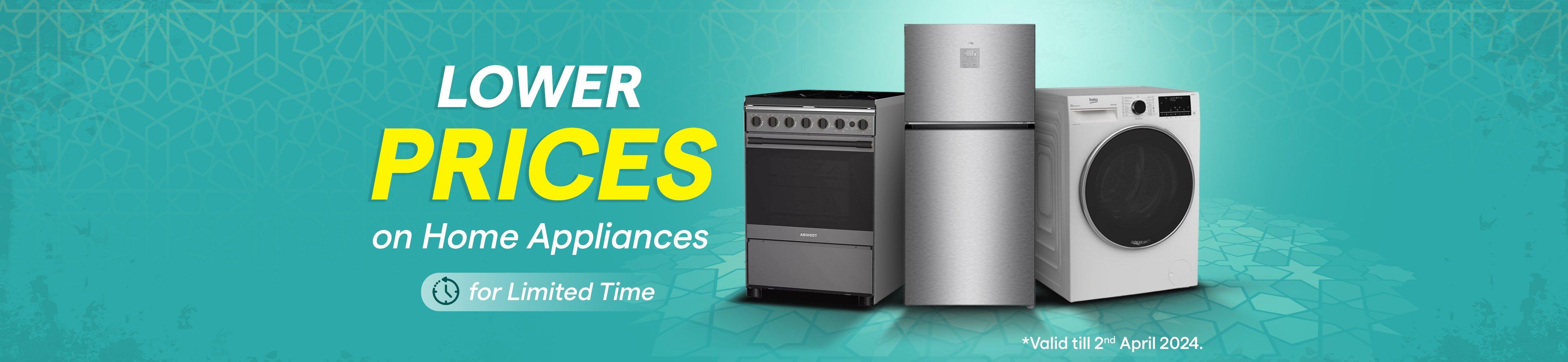 Lower Prices on Home appliances for limited time Kuwait