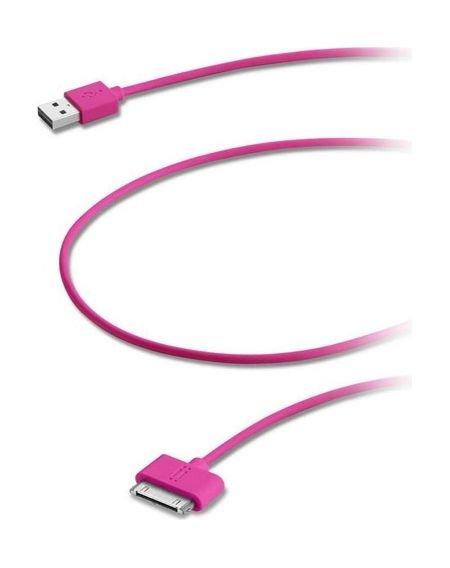 Aiino Cavo Dock USB to 30 Pin Cable 1 Meter - Pink