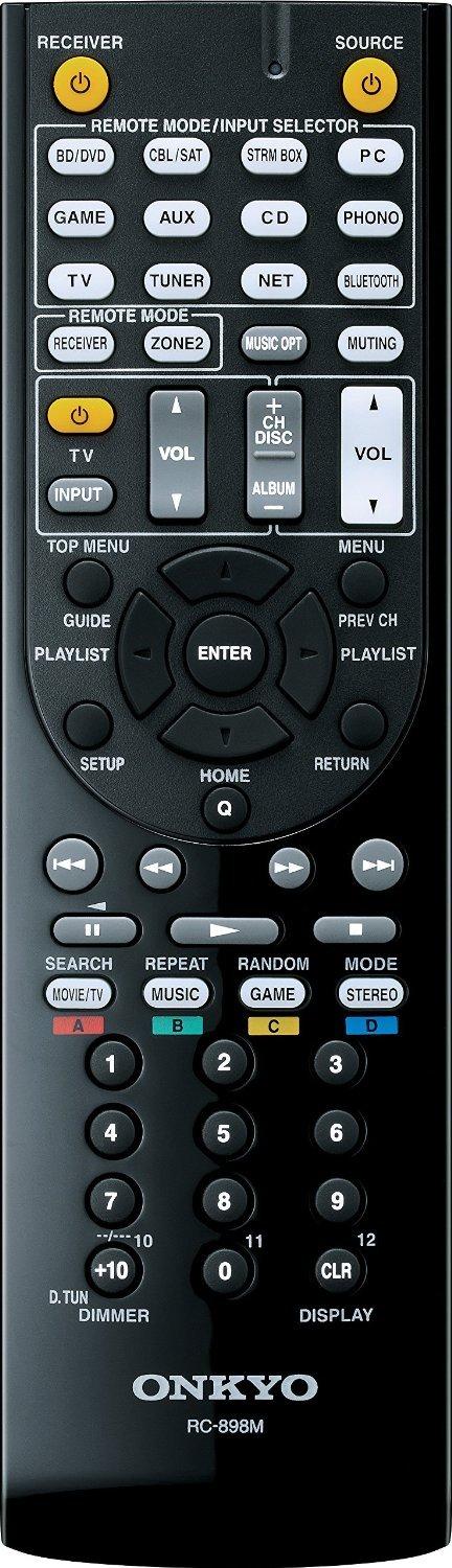 Onkyo TX-NR747(B) 7.2-Channel Network AV Receiver with Bluetooth & Wi-Fi