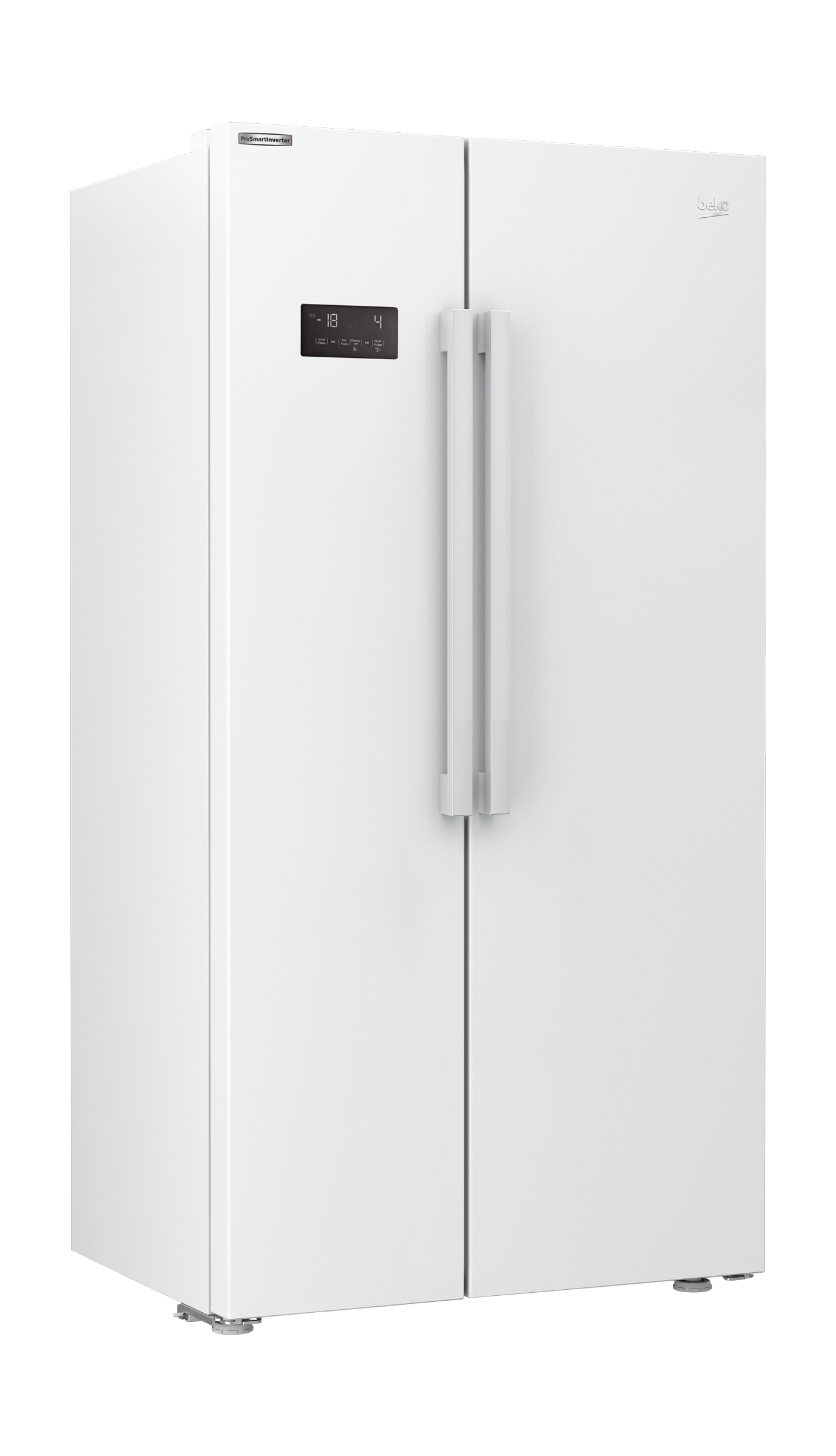 Beko 24.5Cft.640L Side By Side Refrigerator (GN170110W) – White