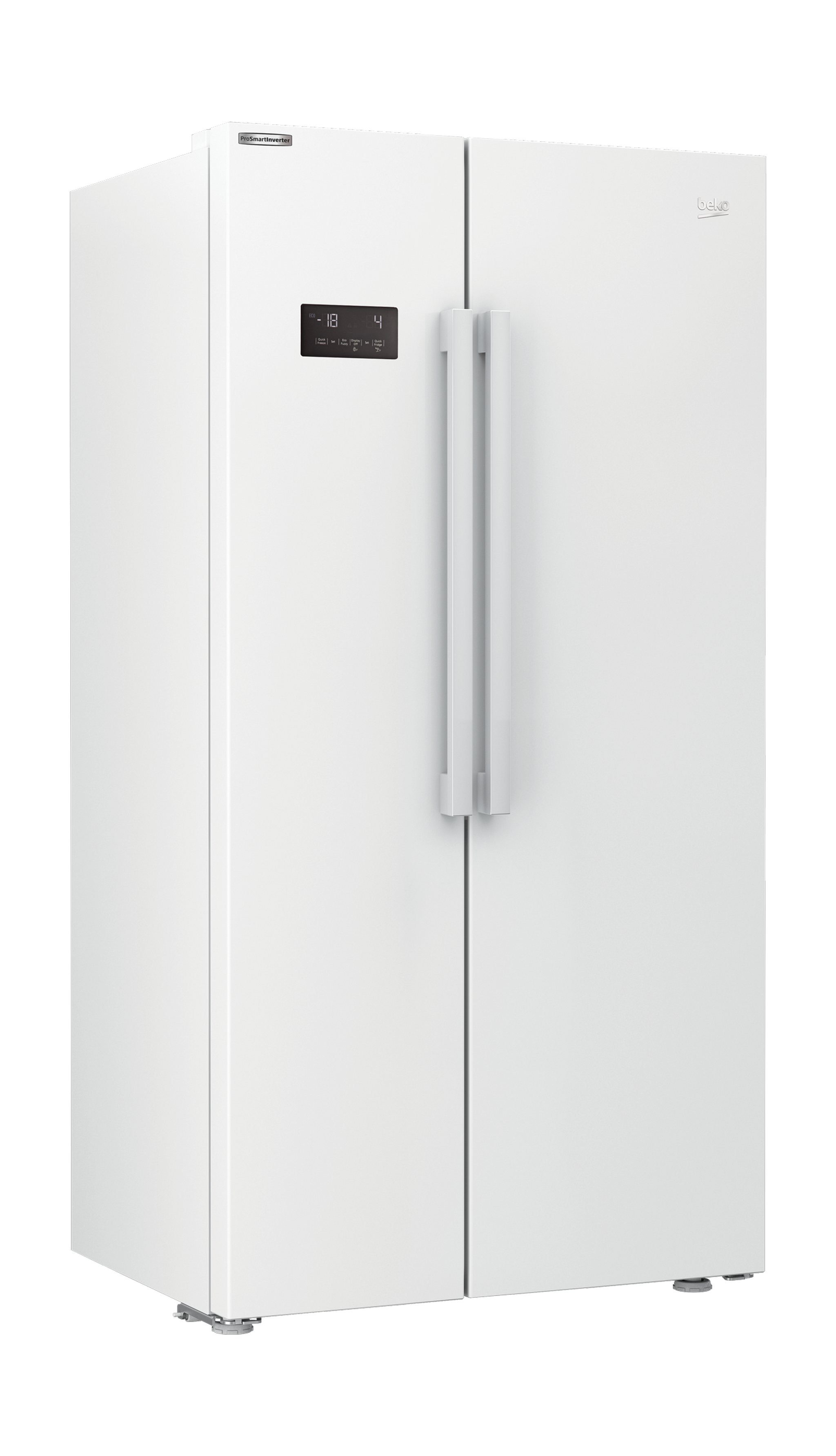 Beko 24.5Cft.640L Side By Side Refrigerator (GN170110W) – White