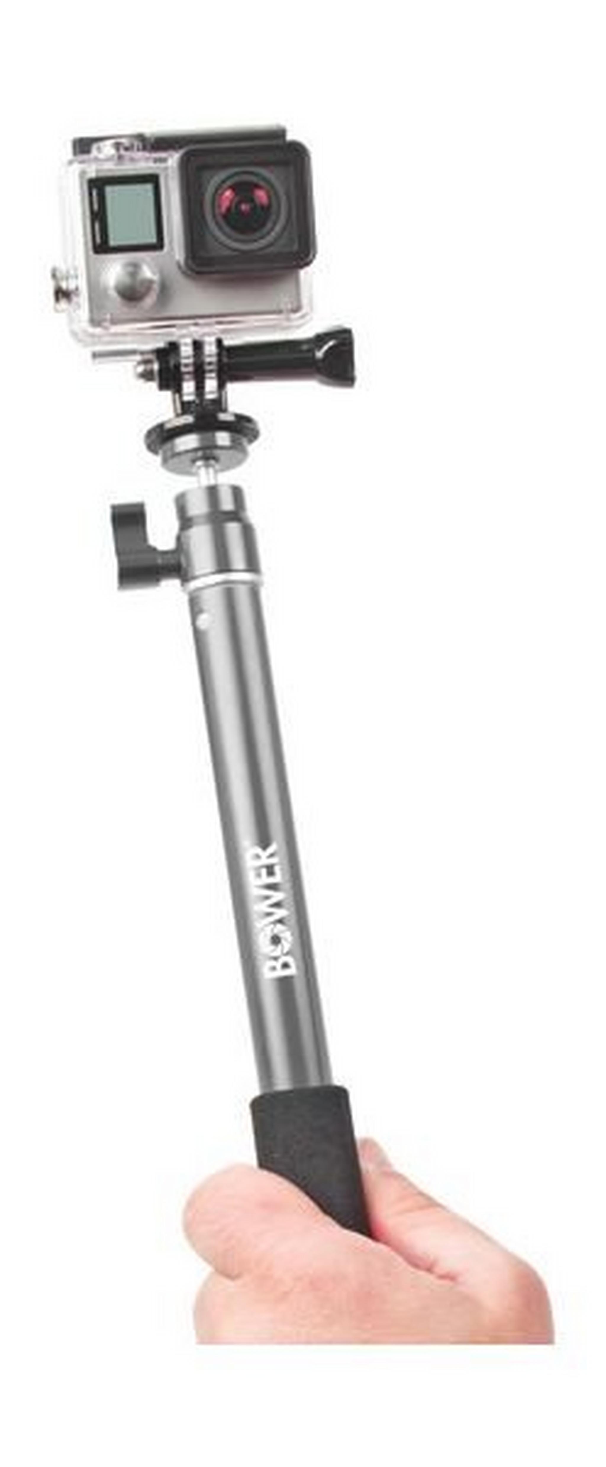 Bower Xtreme Action Series Wireless Shutter Selfie Stick - Silver (XAS-BTM400)