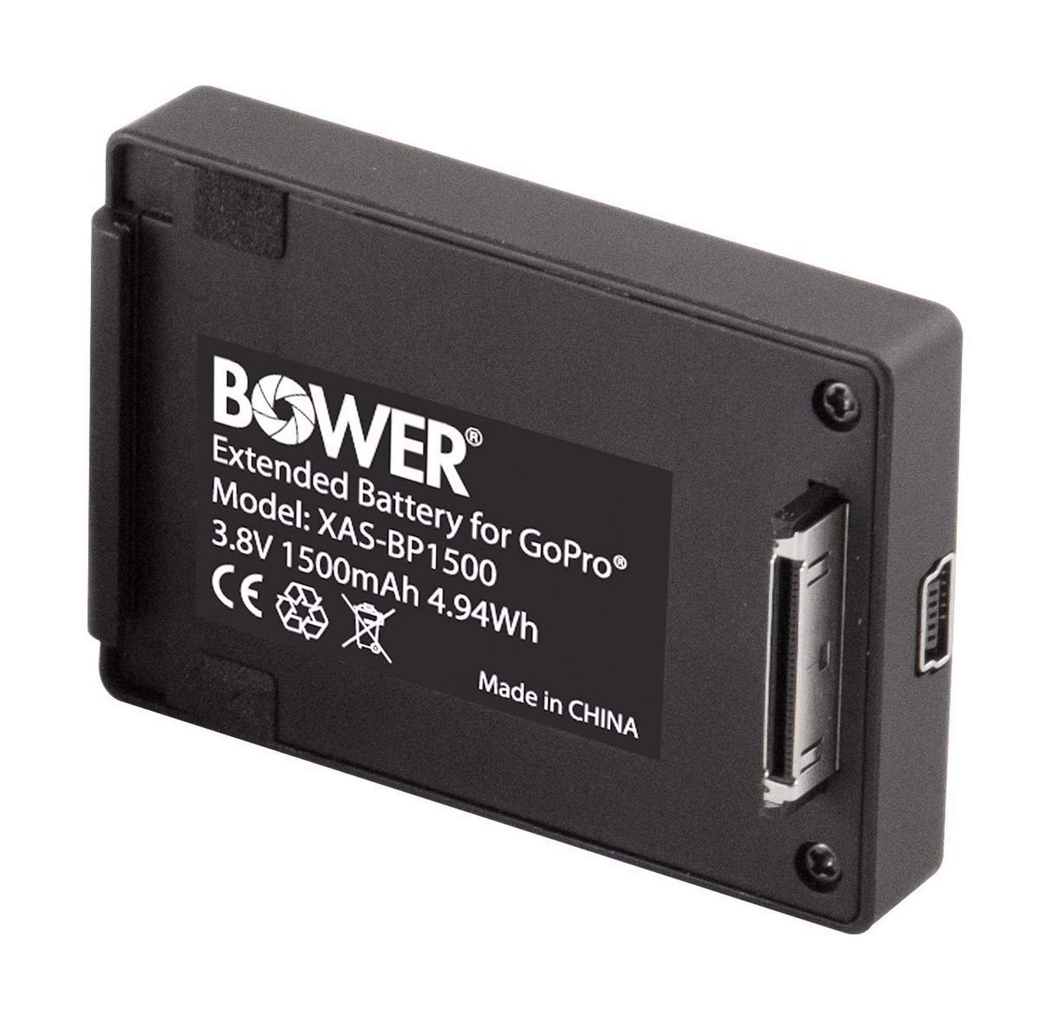 Bower Xtreme Action Series Battery Pack For GoPro H3/4 (XAS-BP1500)