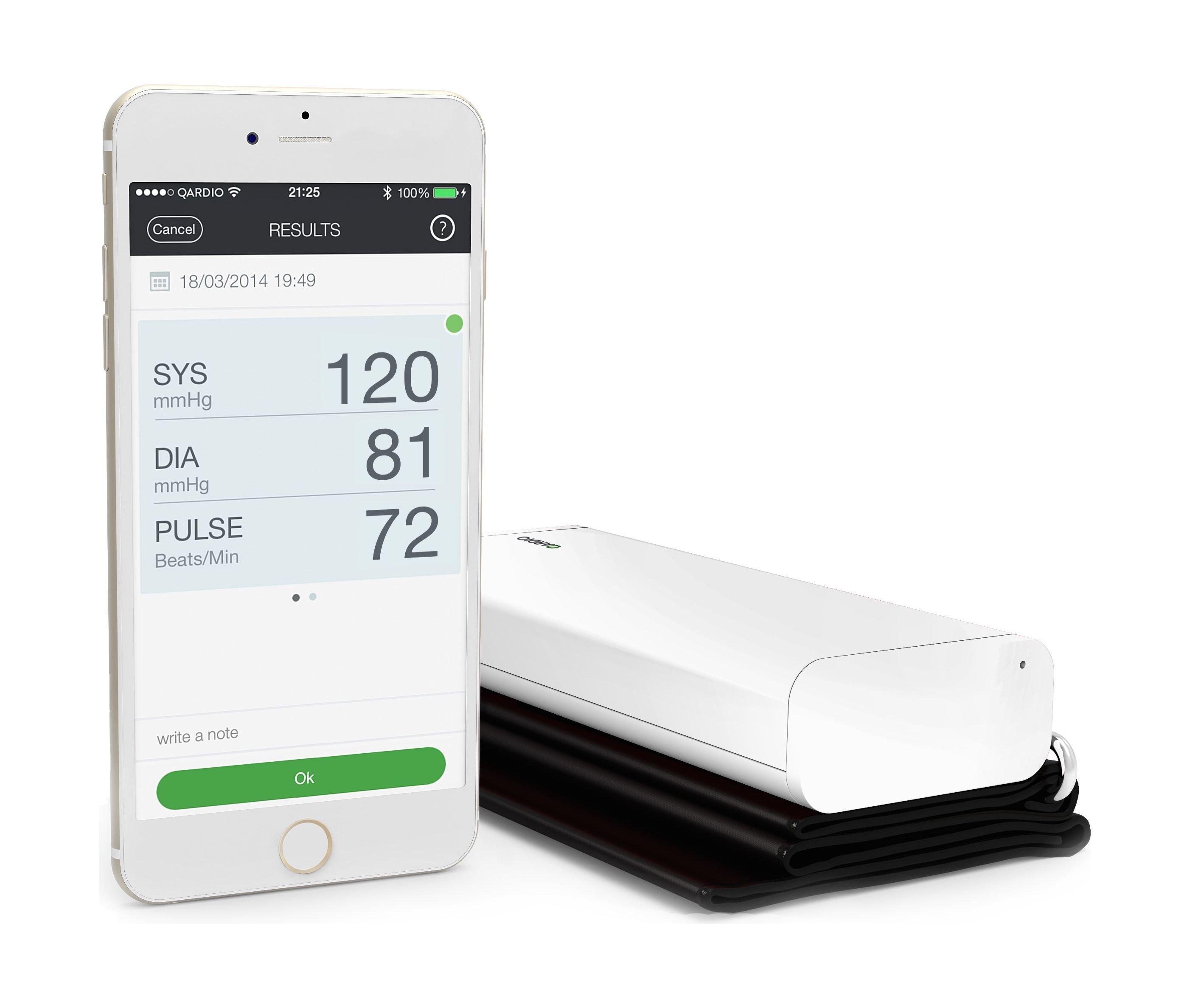 Qardio Arm Wireless Blood Pressure Monitor (A100) White Price in