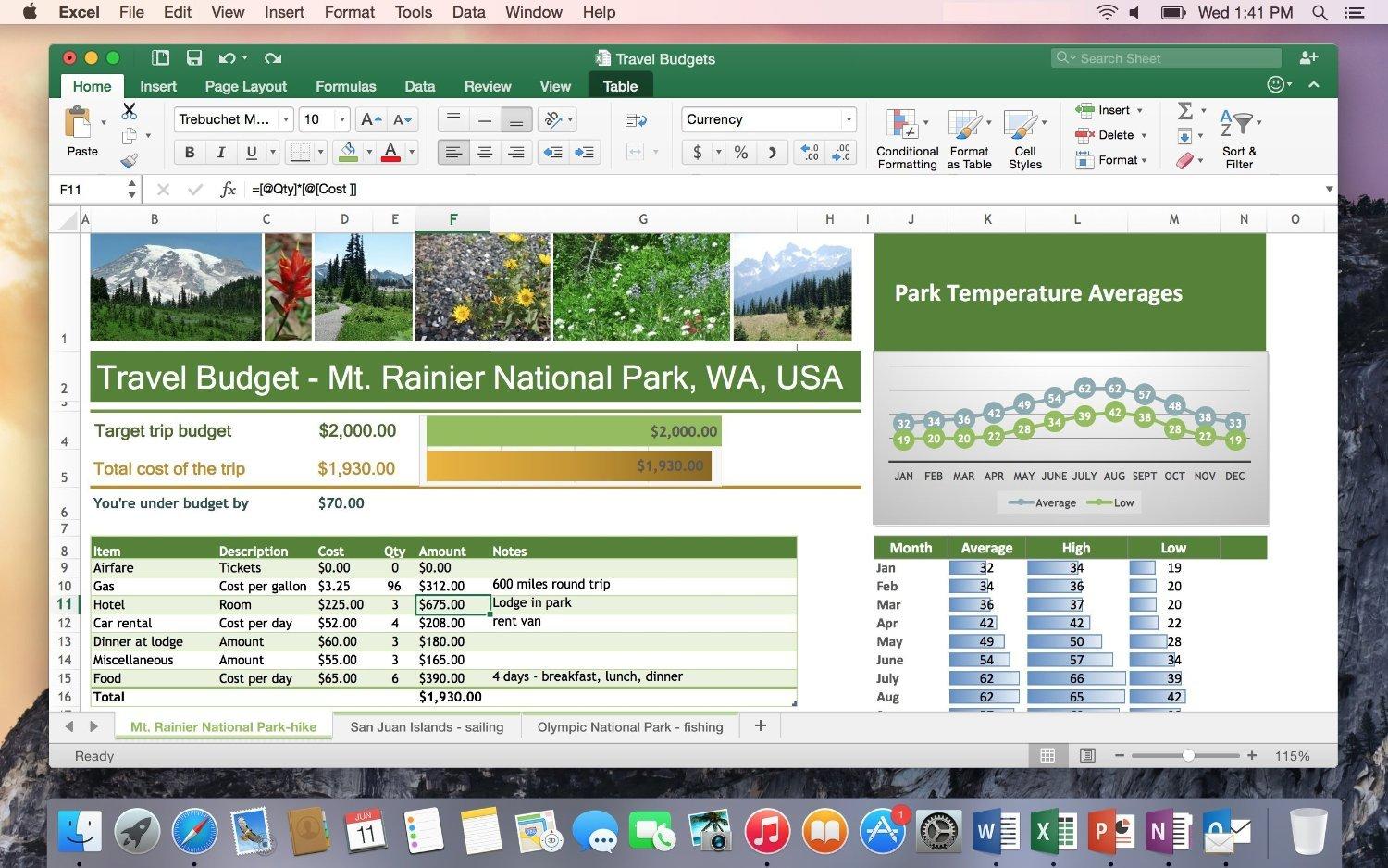 Microsoft Office Home & Student 2016 for Mac - 1 User (GZA-00551)