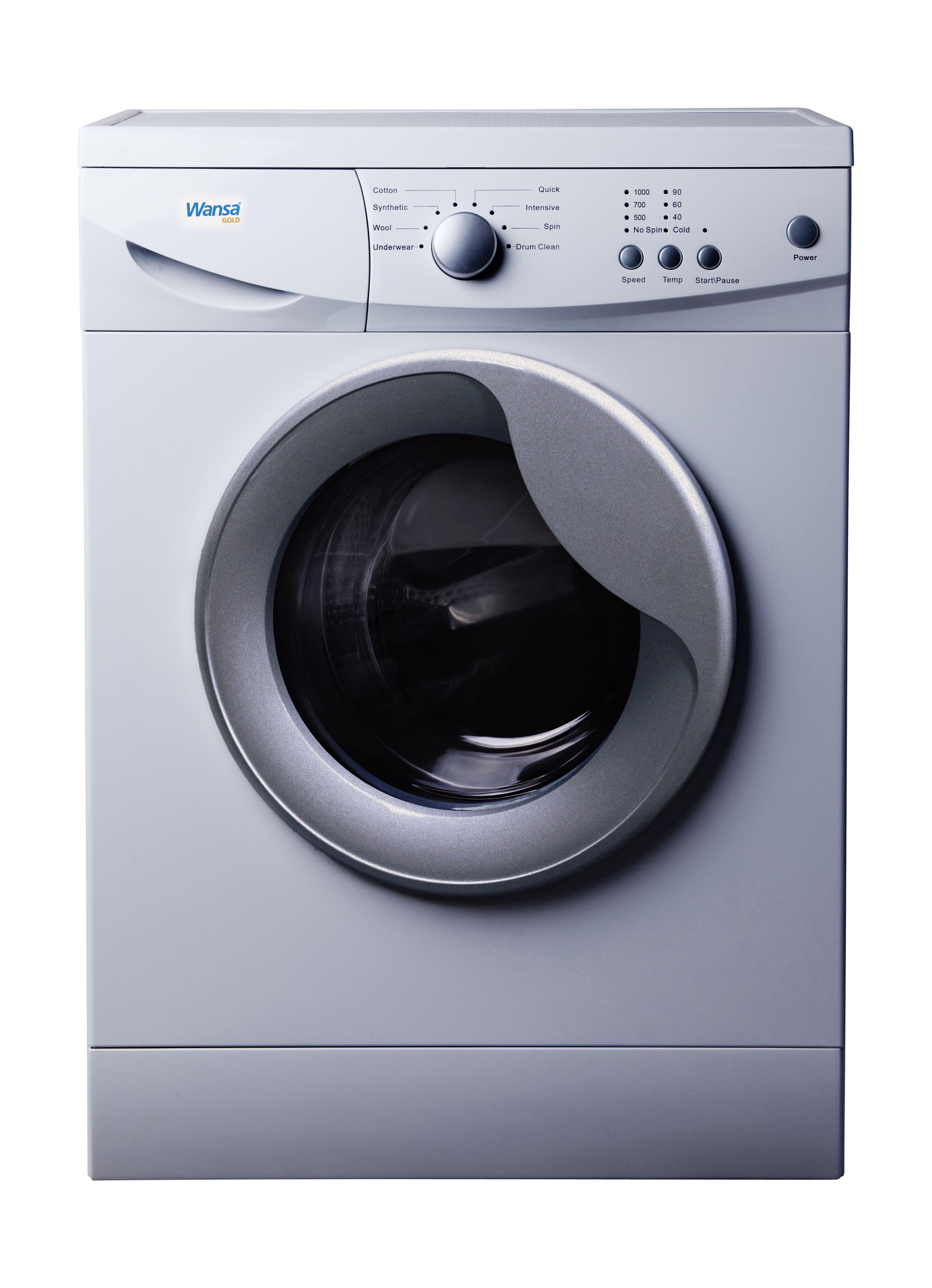 Wansa Gold WGFL60105WHT-C10 Front Load Washer 6kg + Wansa Gold WGFVD603 Air Vented Dryer 6kg + Wansa Washer and Dryer Stacking Unit