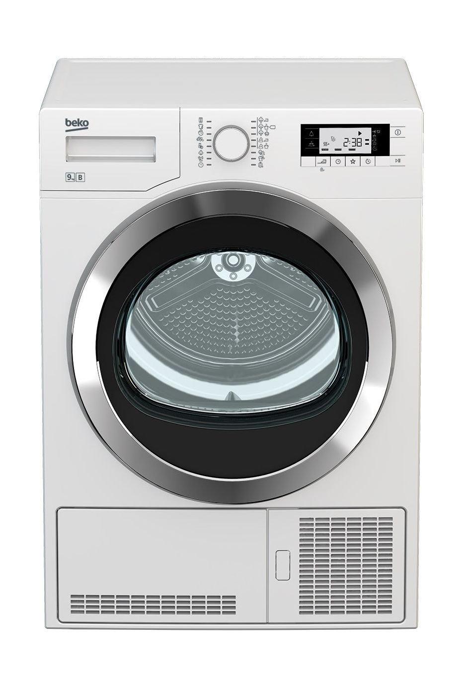 Beko 9kg 1200 RPM Front Load Washing Machine Silver + Beko 9 kg Front Loading Dryer Condenser