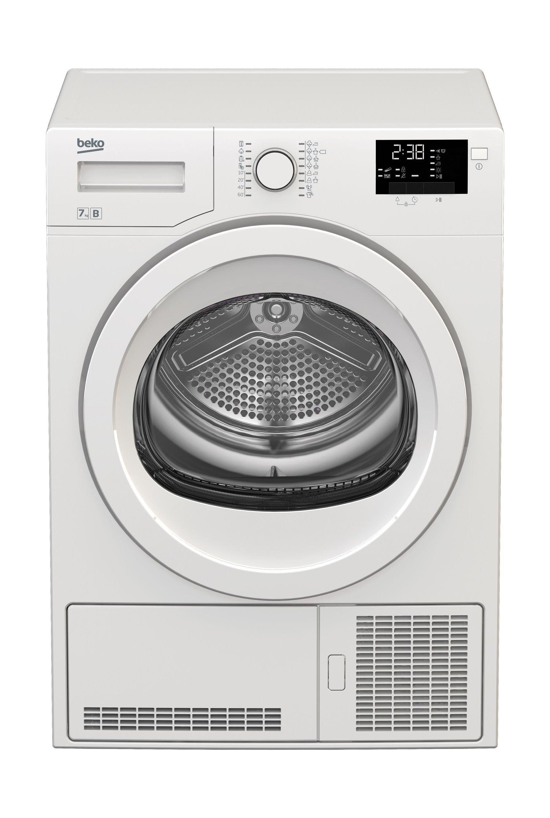 Beko 7kg 1200 RPM Front Load Washing Machine + Beko 7 kg Front Loading Dryer Condenser + Wansa Washer and Dryer Stacking Unit