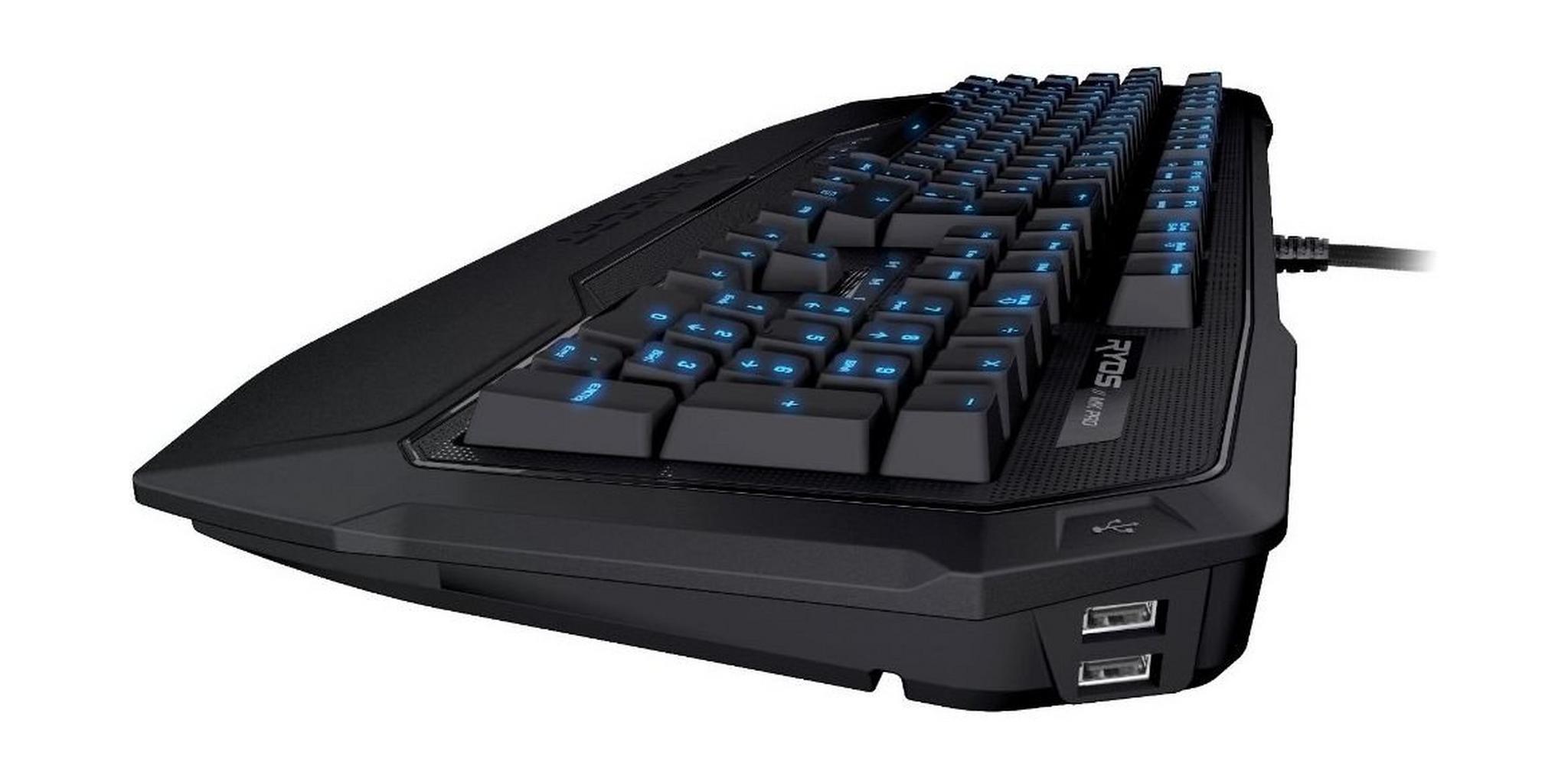 Roccat ROC-12-851-BN Ryos Wired MK Pro Mechanical Backlit Gaming Keyboard - Brown Key Switch