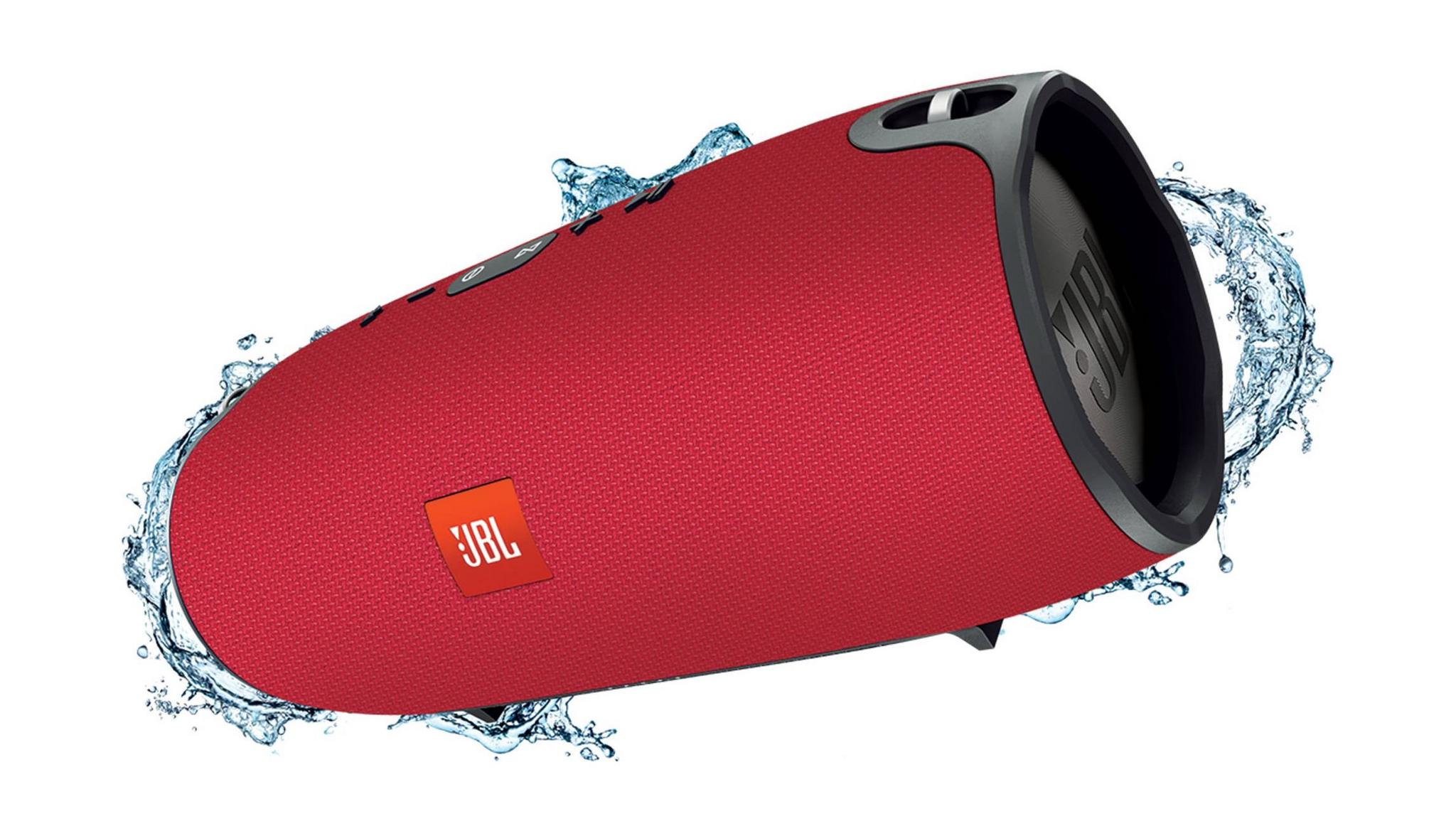 مكبر الصوت جاي بي إل إكستريم اللاسلكي المحمول والمقاوم للماء بتقنية البلوتوث - أحمر