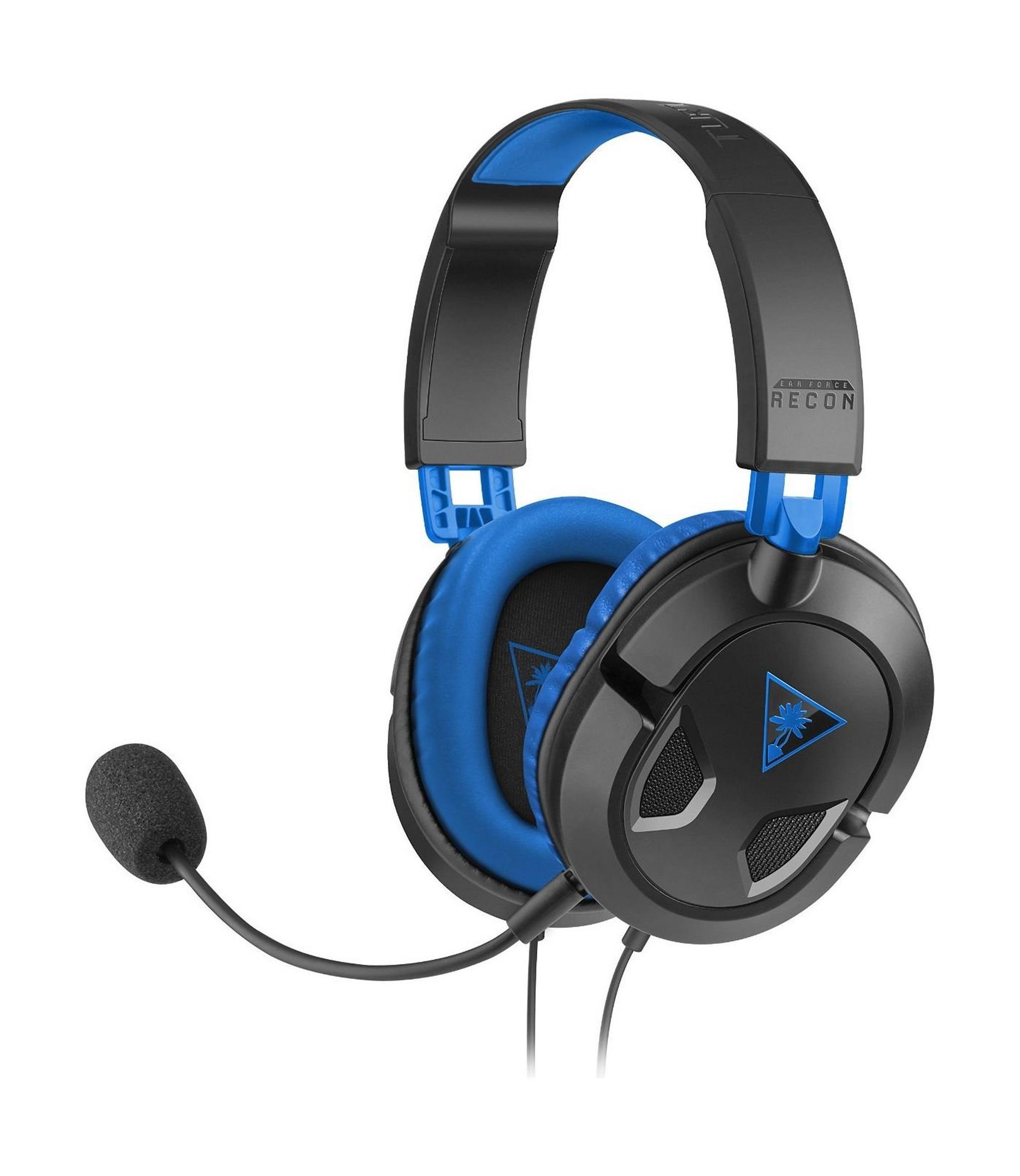 Turtle Beach Ear Force Recon 60P Amplified Stereo Gaming Headset - Blue