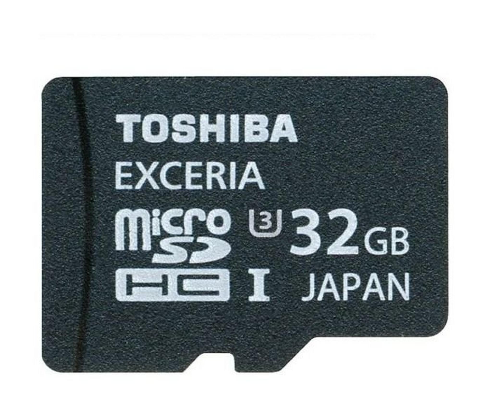 Toshiba Exceria UHS 32 GB Class 10 95Mb/s MicroSD Memory Card - SD-CX64UHS1