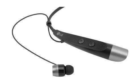 سماعة أذن بتصميم حول الرقبة من إل جي – تعمل بالبلوتوث ٤.١ – أسود – (HBS-500)