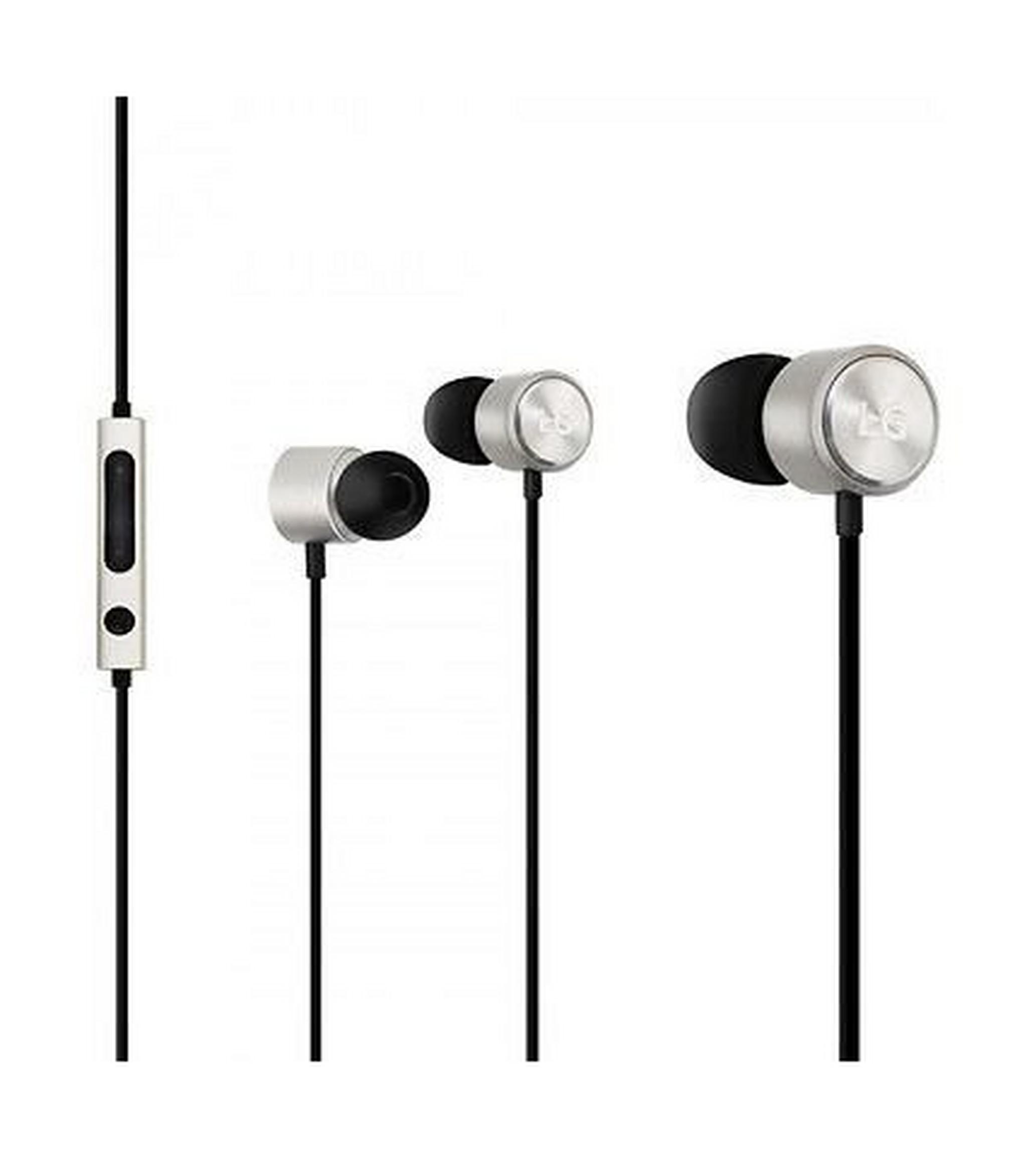 LG Quadbeat 3 In- Ear Wired Earphones With Mic - Black