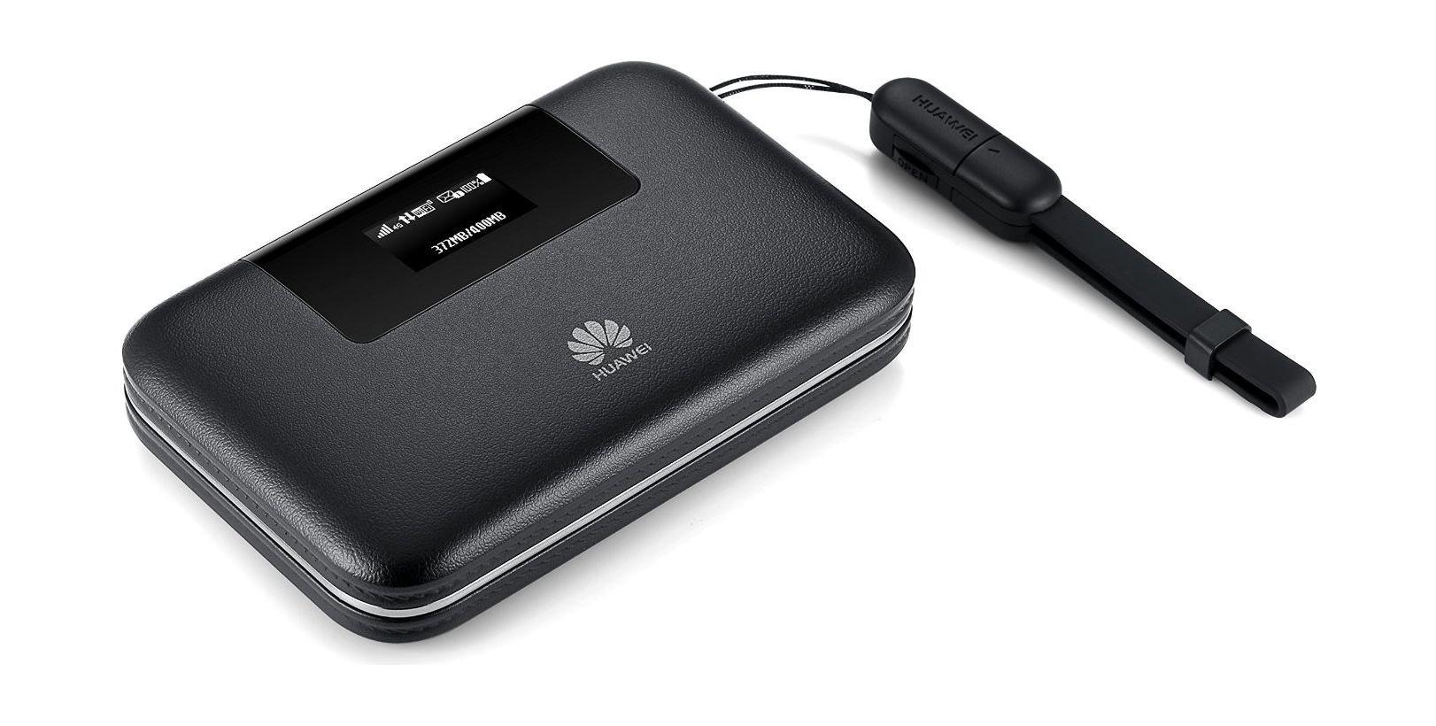 راوتر واي فاي محمول ٤ جي إل تي إي/٣ جي من هواوي – أسود – (E5770S-320)