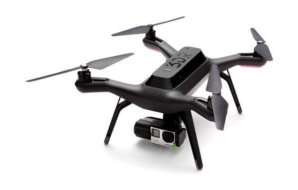 طائرة سولو درون كوادكوبتر بدون حامل ثلاثي المحاور من ٣ دي آر – أسود