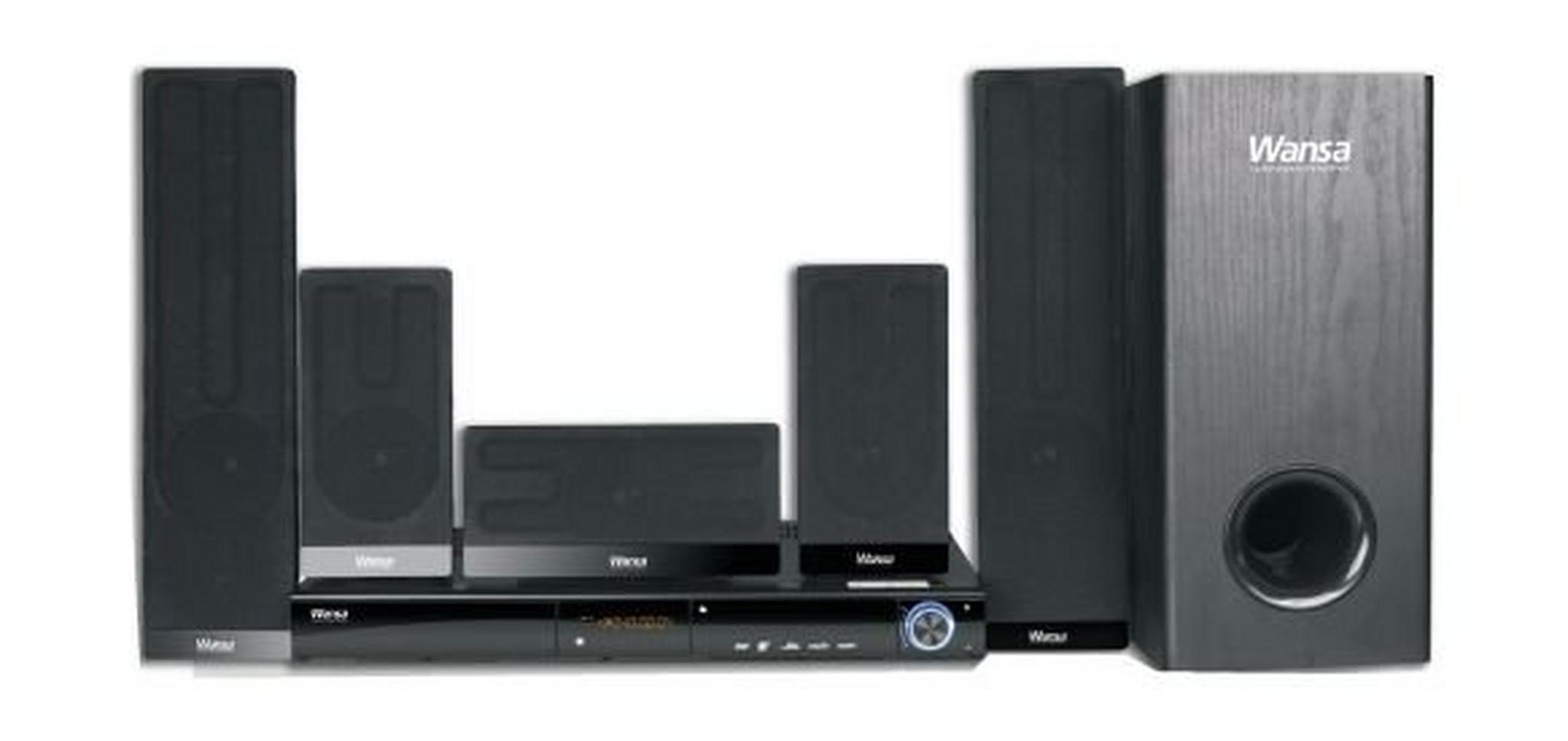 Wansa 5.1Ch All-in-One Home Theater System with HDMI (BK-722AC) - 105W