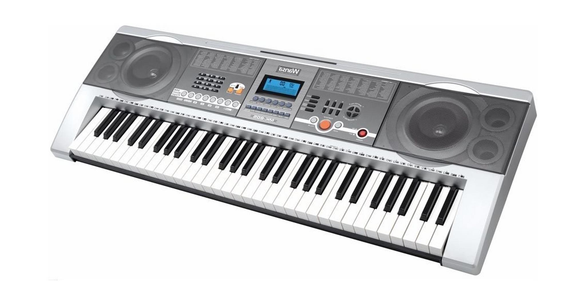 Wansa 61 Keys Musical Keyboard (MK-805) - Silver