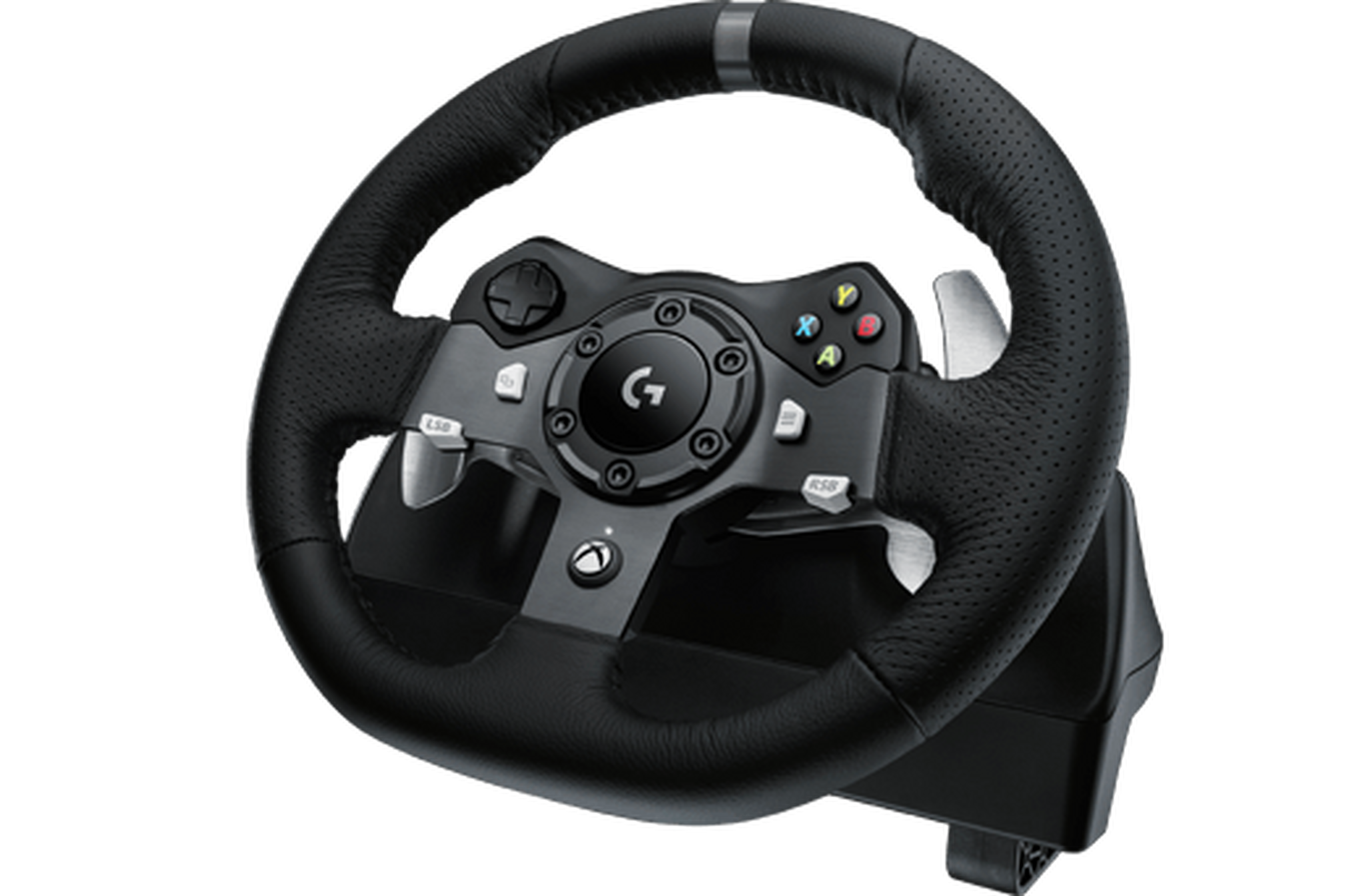 Logitech Driving Force Steering Wheel and Pedals for Xbox One and PC (941-000124) - Black