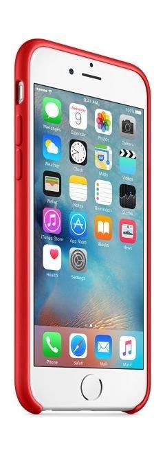 Apple iPhone 6s Plus Silicone Case - (MKXM2ZM/A) Red