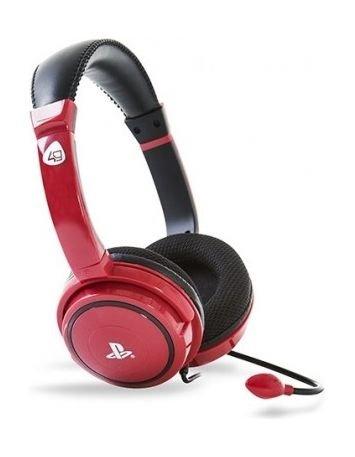 4Gamers Stereo Gaming Headset with Mic (PRO4-40) - Red