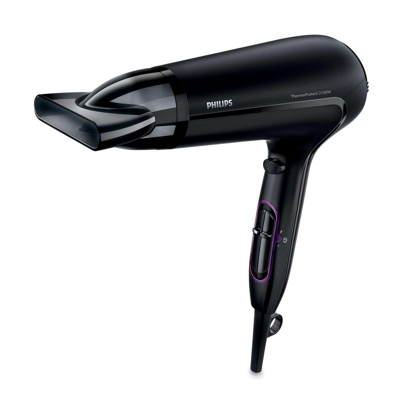 مملس الشعر بروكير من فليبس بخاصية زيت جوجوبا + مجفف الشعر ثرمو بروفيشنال من فيلبس