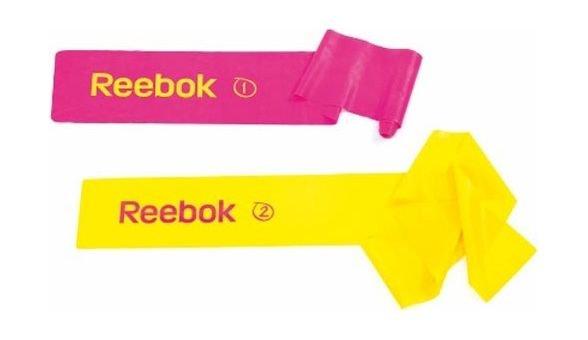 Reebok Tri-Fold Fitness Mat + Reebok 65cm Gym Ball + Reebok RATB-11034 Toning Band Set of 2 + Reebok Single Dumbbell 4kg