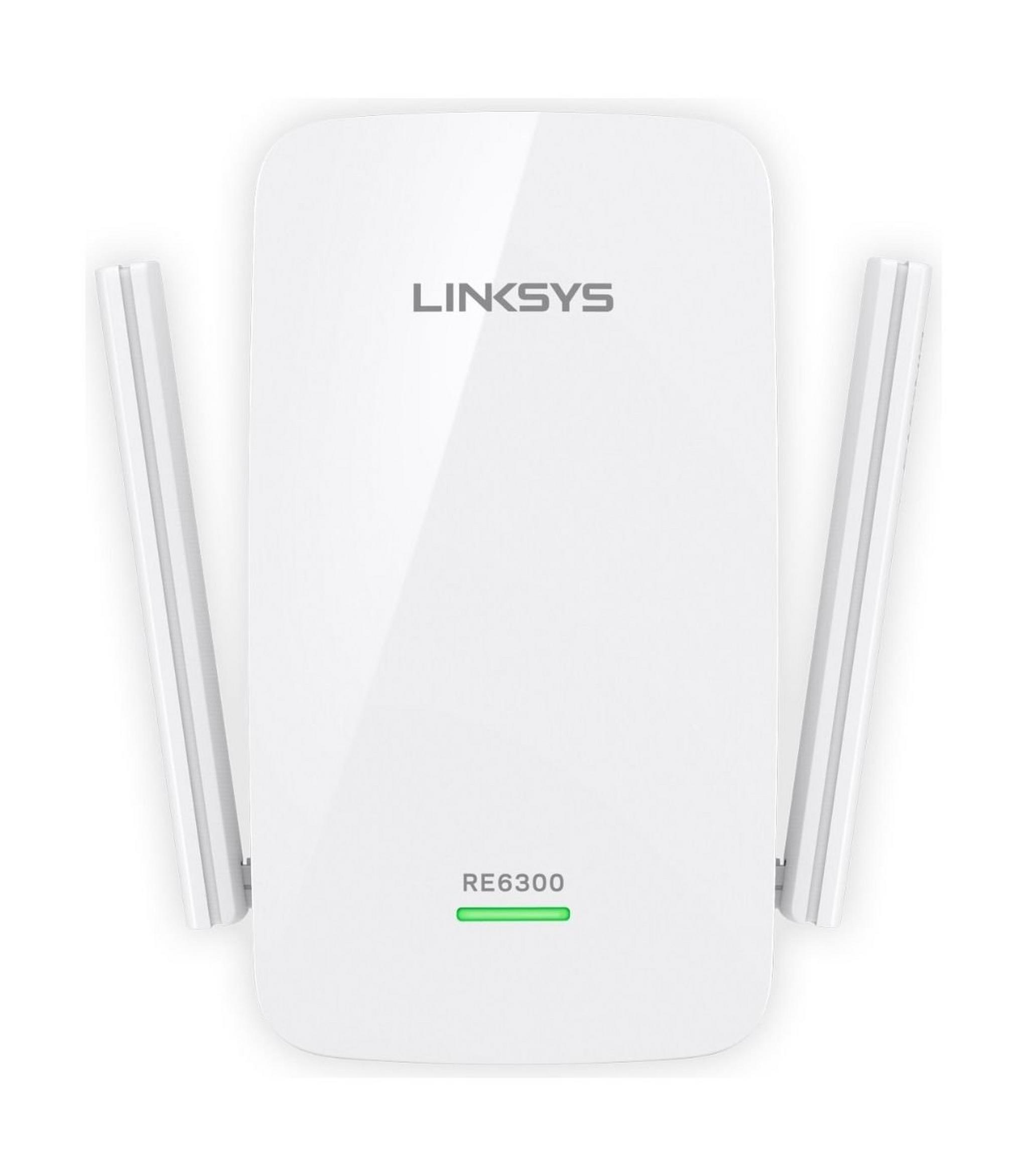 Linksys RE6300 AC750 BOOST Wi-Fi Range Extender - White