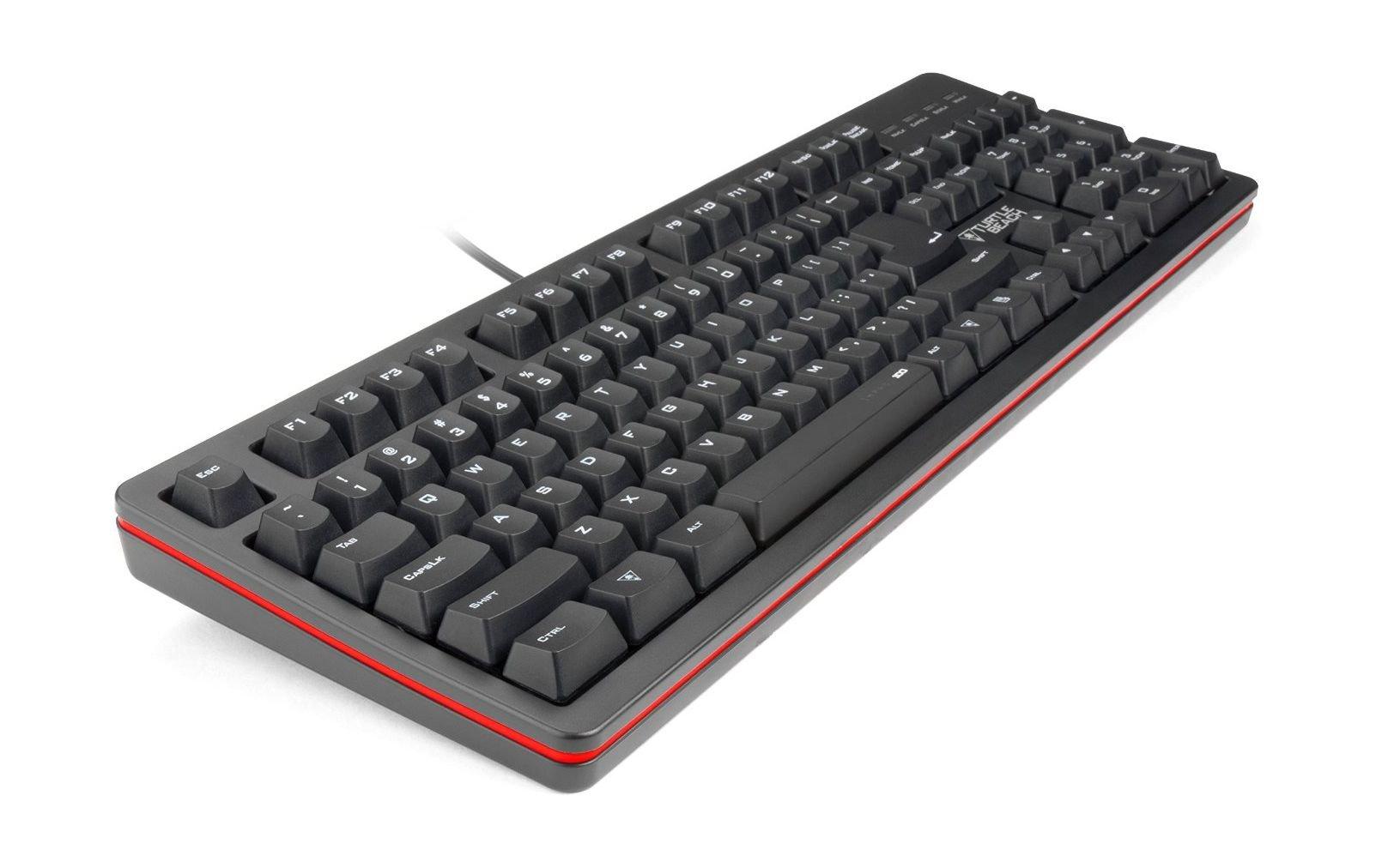 Turtle Beach Impact 100 Gaming Keyboard - Black/Red