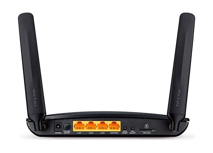 TP-Link 4G LTE Router, Wireless, Dual Band, ARCHER MR200 - Black