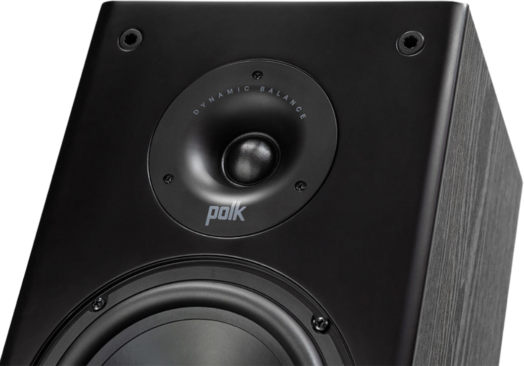 Polk Audio 6.5 inch 2-Way Floorstanding Loudspeaker (T50)– Black