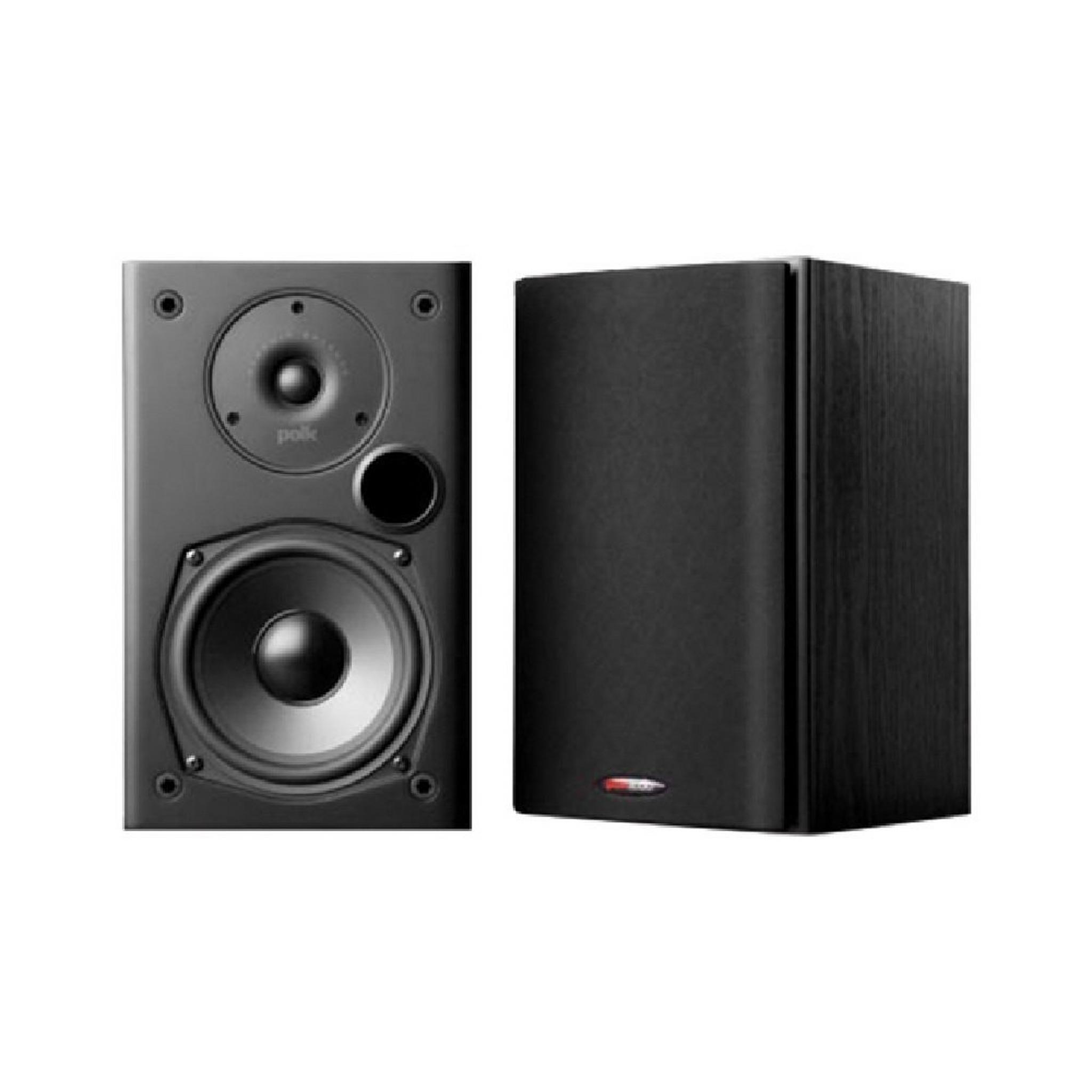 Polk Audio 150W Music Bookshelf Speaker (T15) – Black