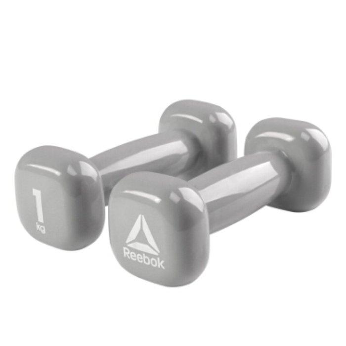 Reebok 1 KG Fixed Weight Dumbbell (RAWT-11151) - Grey
