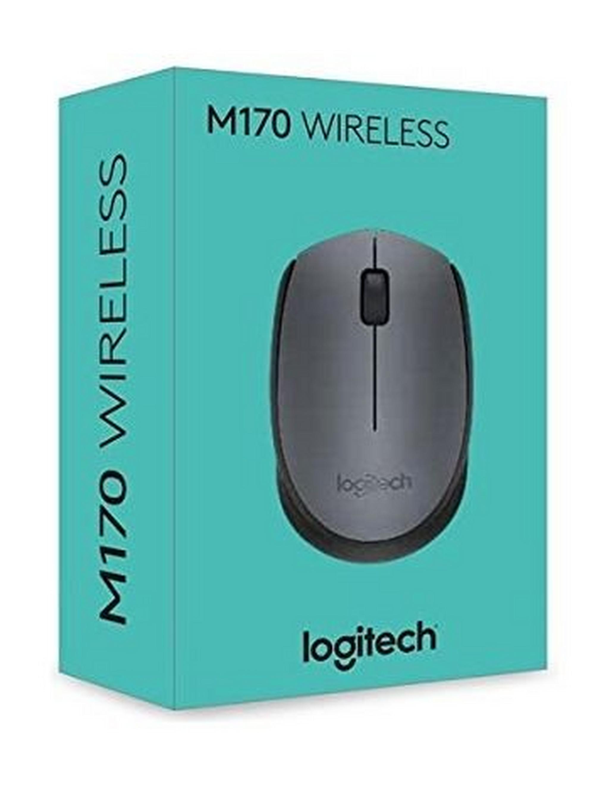 Logitech M170 Wireless Mouse - Grey