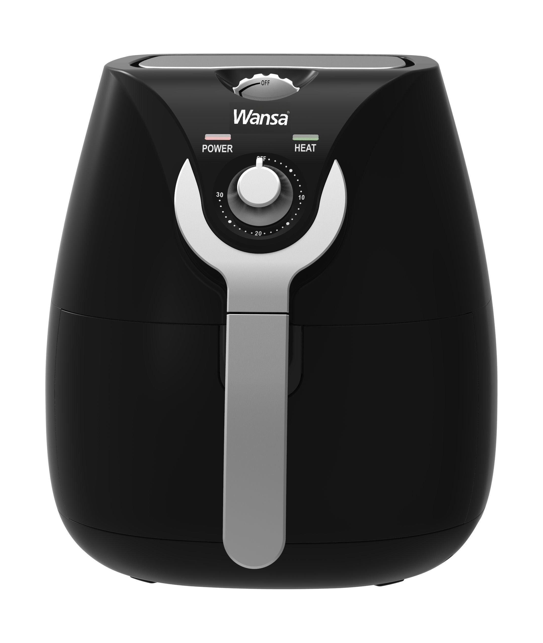Wansa 1200W 2.2L Air Fryer (KDF-526) - Black