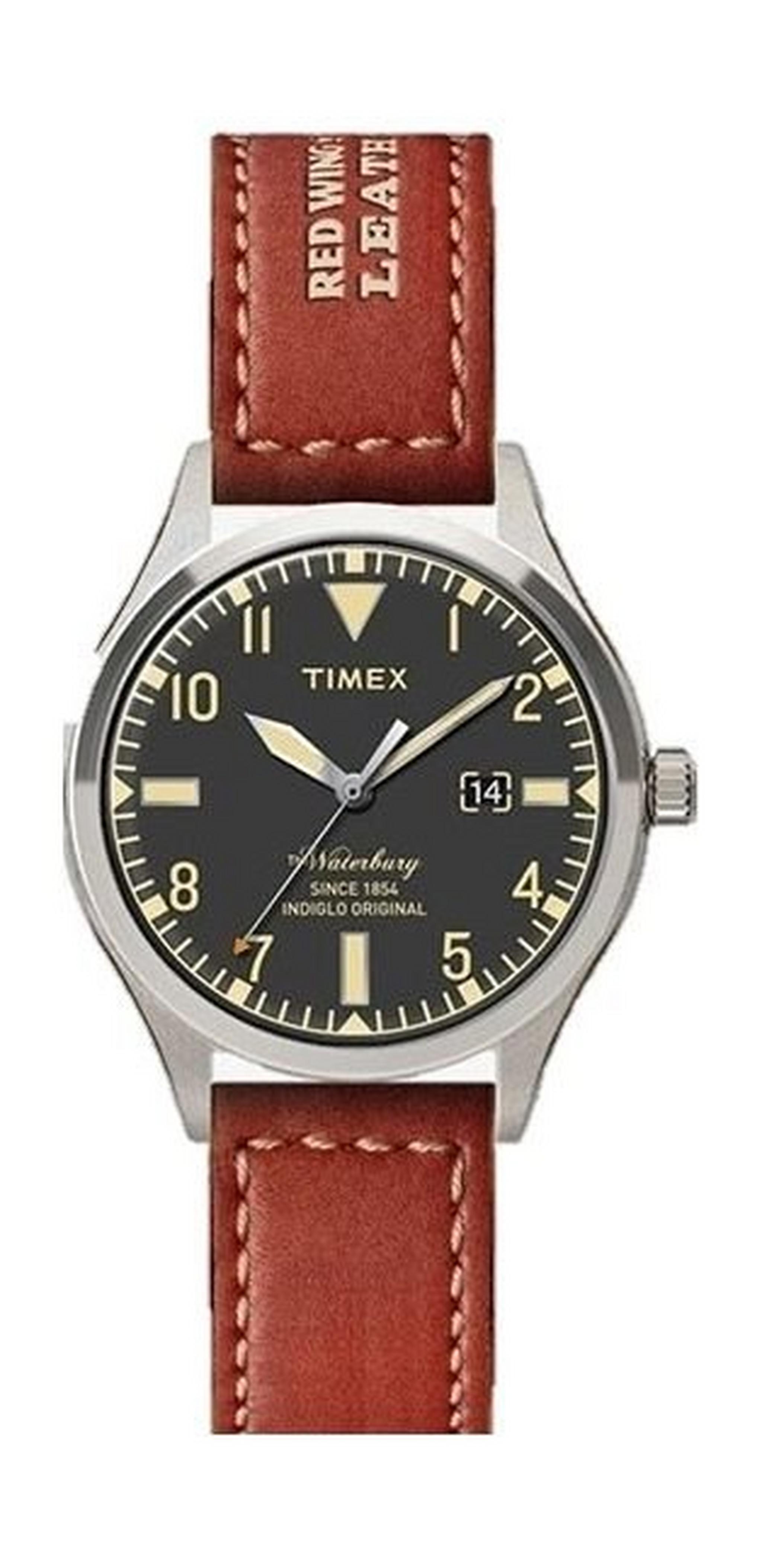 Timex Unisex Analog Watch - Leather Strap TW2P84000