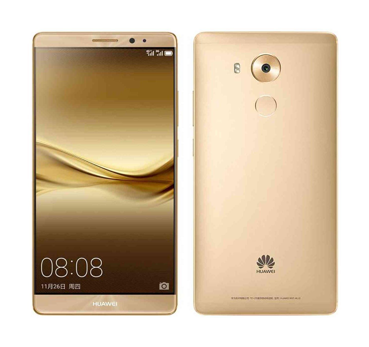 اطلب مسبقاً هاتف هواوي ميت ٨ - ٦٤ جيجا بايت ١٦ ميجا بكسل ٤ جي إل تي إي ٦ بوصة - يدعم خطين - تشامبين جولد + ساعة هواوي الذكية بي زيرو مجاناً.