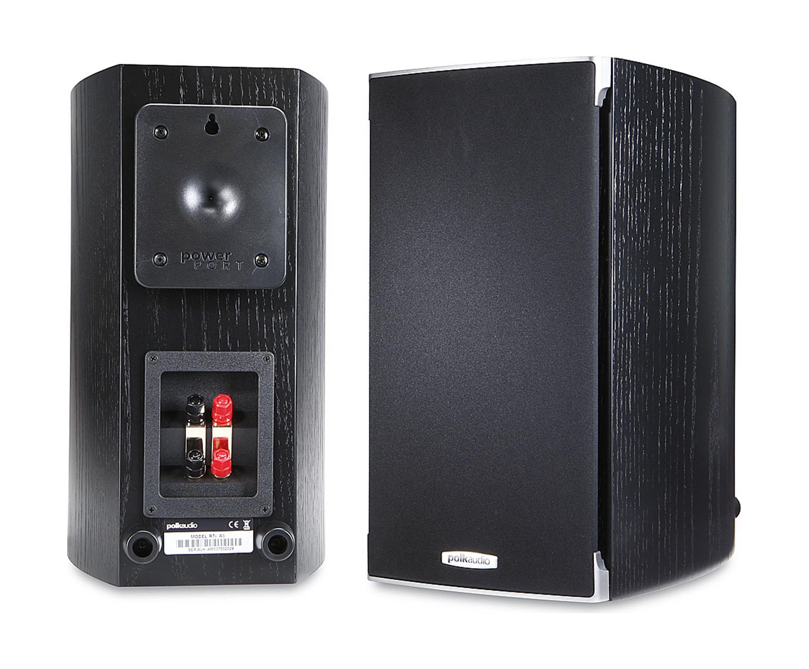 Polk Audio 150W Bookshelf Speaker (RTIA3) – Black